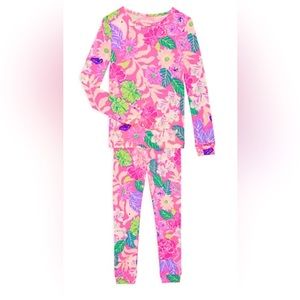 Lilly Pulitzer Kids Little Girl’s & Girl’s 2-piece Sammy Floral PJ set-NEW sz 2